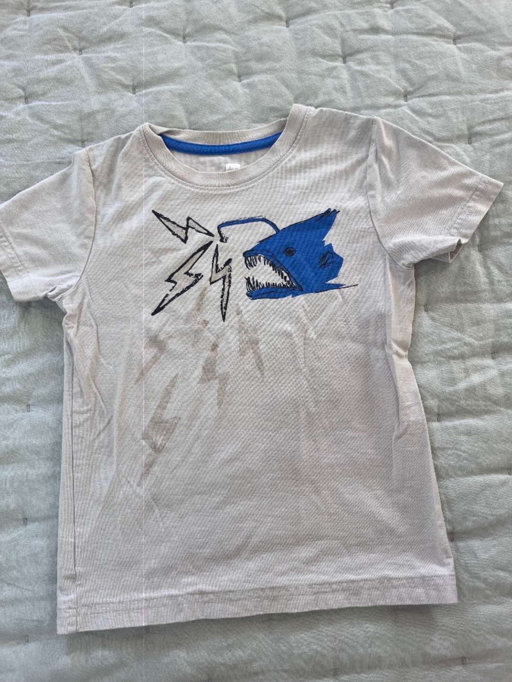 Tea Collection Angler Fish Tee Shirt Kids size 6